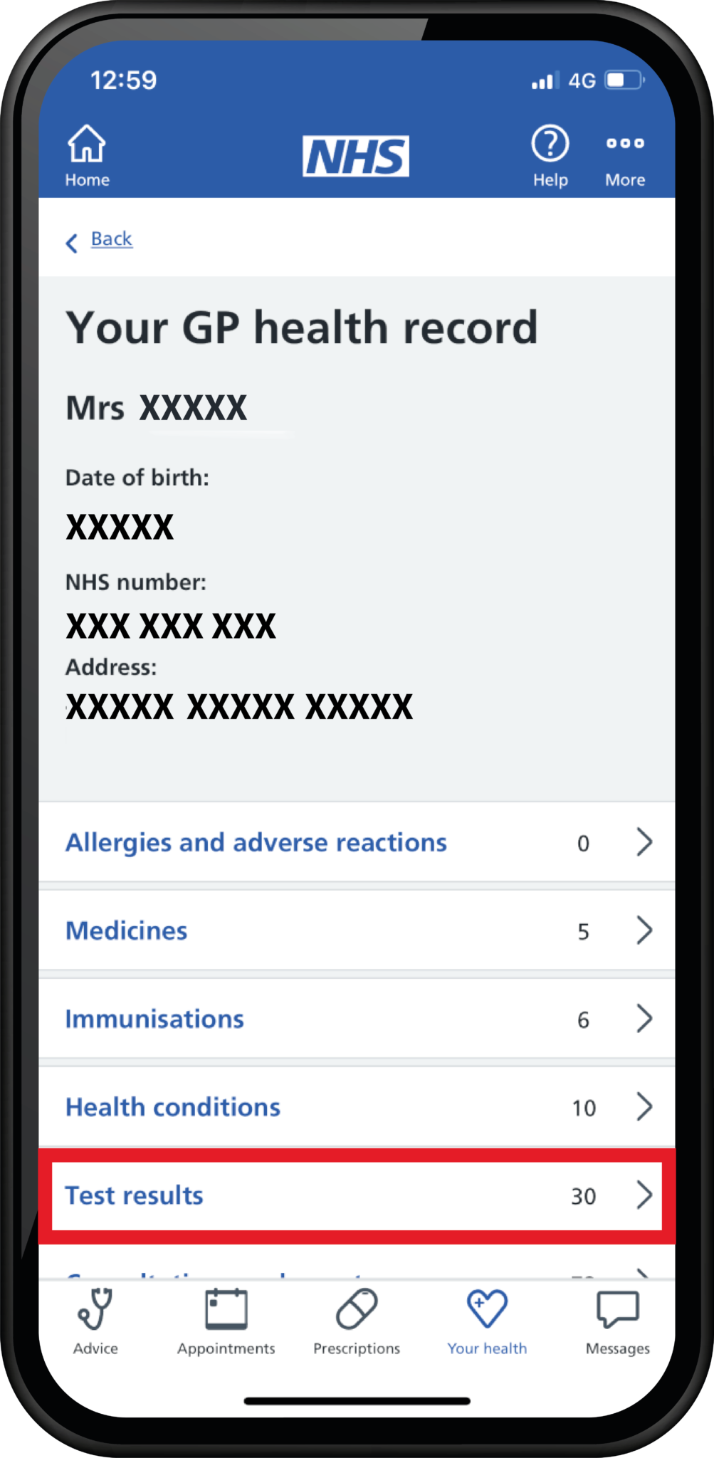 NHS App – How to Check Test Results - Hanley Health Ltd